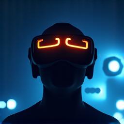 Kablosuz, bağımsız bir VR başlığının silüeti